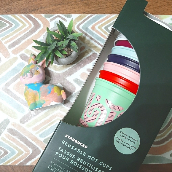 Starbucks Other - STARBUCKS 2020 color changing hot cups 6 x 16 oz
